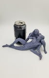 Two Nude Men Laying Together in Lovers Embrace // Solid 3D Printed // MM41v2