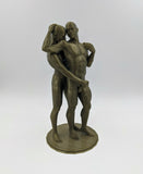 Helping Hand! Ryan Showing Nathan his Affection // Intimate Collection // 8" Solid 3D Printed Statue // MM76