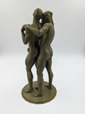 Helping Hand! Ryan Showing Nathan his Affection // Intimate Collection // 8" Solid 3D Printed Statue // MM76