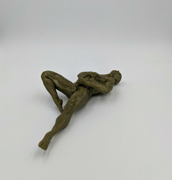 Noah laid back in the throws of solo self love! // Solid 3D Printed Statue // MM79