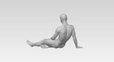 3D Printable Relaxing Nude Young Man // STL FILE // MM06