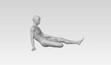 3D Printable Relaxing Nude Young Man // STL FILE // MM06