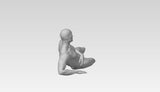 3D Printable Nude Male Figure Relaxing // STL FILE // MM02