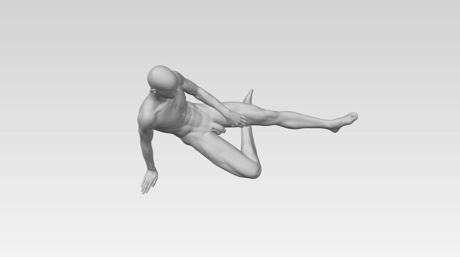 3D Printable Relaxing Nude Young Man // STL FILE // MM06 – ZeroFearArt